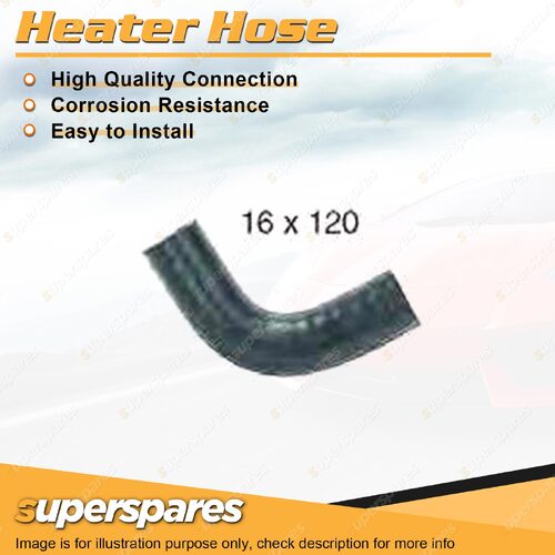 Heater Inlet or Outlet Hose 16 x 120mm for Toyota Hilux TGN 121R 16R TRN 210 215