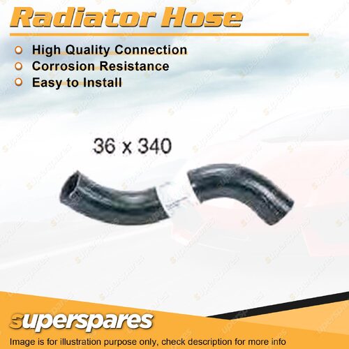 Lower Radiator Hose 36 x 340mm for Toyota Hilux KUN16R KUN25R KUN26R 2.5L 3.0L