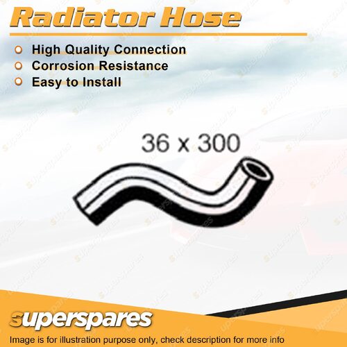 Upper Radiator Hose 36 x 300mm for Subaru Forester SG SG9 2.5L 4 cyl 16V 02-08