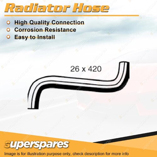 Upper Right Radiator Hose 26mm x 420mm for Subaru Liberty BL BP Outback 3.0L