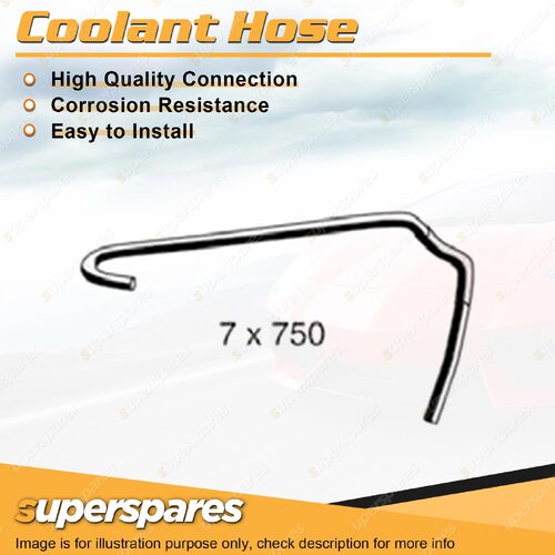 Coolant Expansion Tank Hose 7 x 750mm for Nissan Patrol GU UELY61 UENY61 TESY61