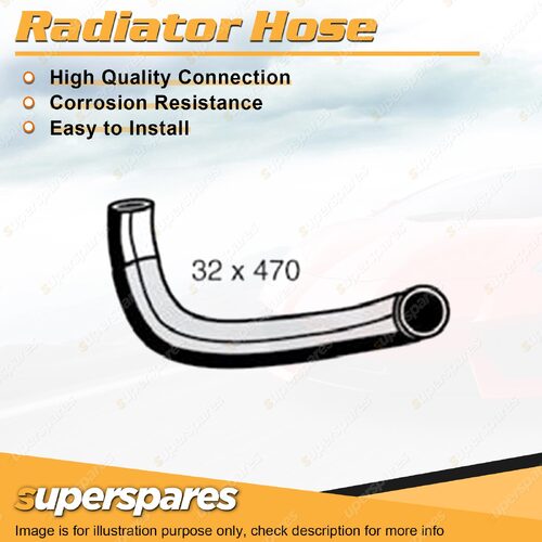 Lower Radiator Hose 32mm x 470mm for Mazda CX-7 ER 2.3L 4 cyl 11/2006-01/2012