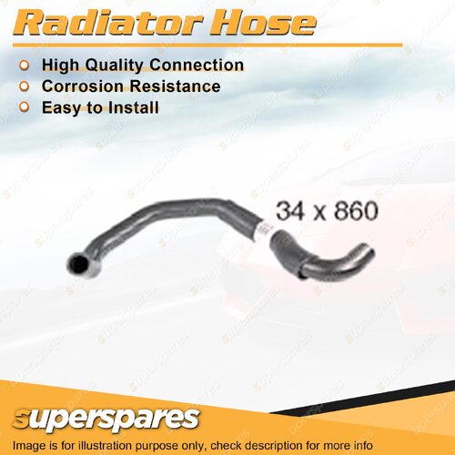 Lower Radiator Hose 34 x 860mm for Nissan Navara D22 APUD22 2.5L 02/08-10/15