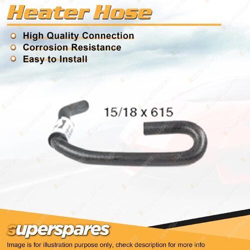 Heater Hose 15/18 x 615mm for Toyota Hilux Surf VZN130 4 Runner VZN130R 3.0L