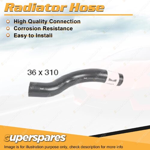 Lower Radiator Hose 36 x 310mm for Holden Rodeo R9 RA Colorado RC 3.0L 01-12