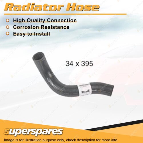 1 x Upper Radiator Hose 34mm x 395mm for Mitsubishi Delica PD8W PE8W PF8W 2.8L