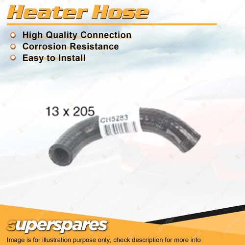 1 x Heater Hose 13 x 205mm for Toyota Tarago TCR10R TCR11R TCR20R TCR21R 2.4L