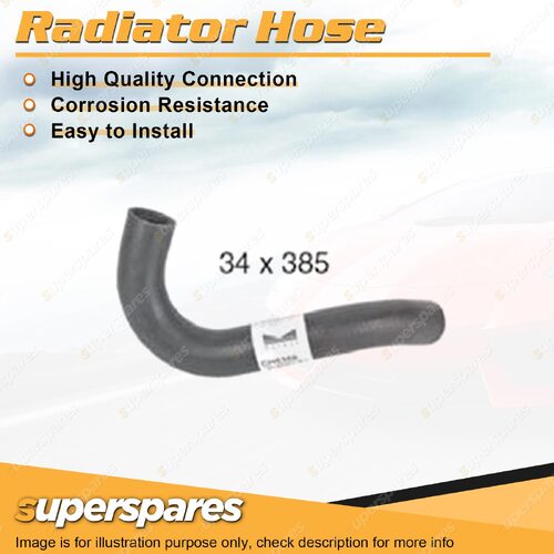 1 x Lower Radiator Hose 34mm x 385mm for Mitsubishi Triton KA5 ML KA5 MN 2.4L