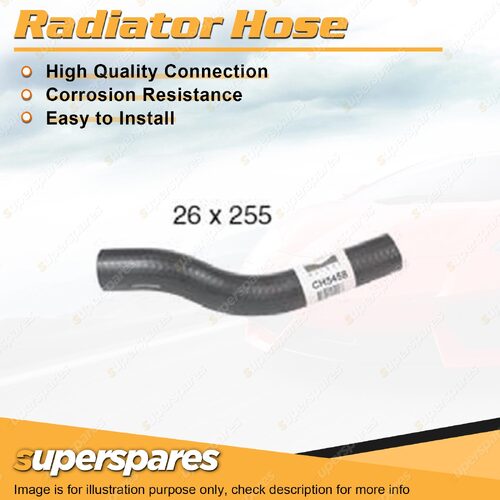 Superspares Lower Radiator Hose 26 x 255mm for Suzuki Jimny 1.3L 4 cyl DOHC 16V