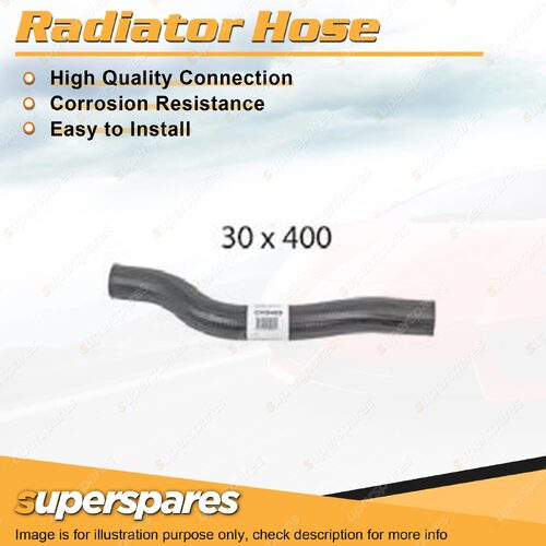 1 x Upper Radiator Hose 30 x 400mm for Holden Captiva CG 3.2L 10/2006-01/2011