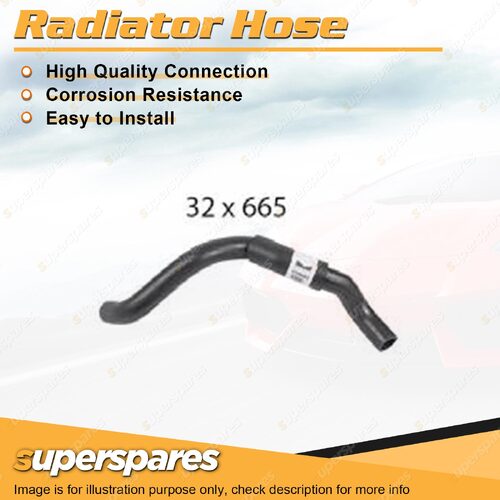 1 x Lower Radiator Hose 32mm x 665mm for Nissan Navara D40 Pathfinder R51 4.0L