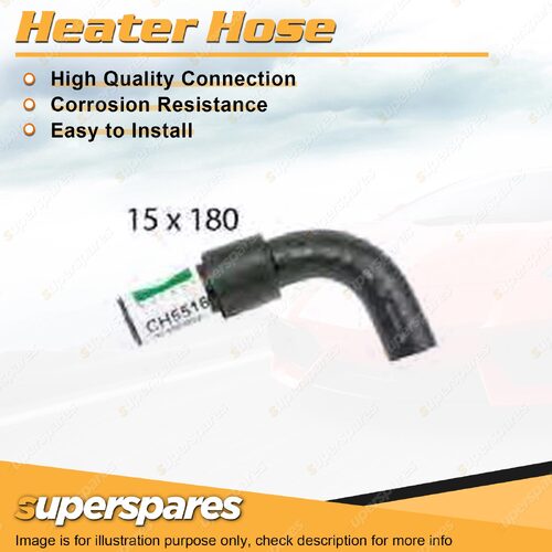 1 x Heater Hose 15mm x 180mm for Toyota Landcruiser FZJ80R 4.5L 6 cyl 24V EFI