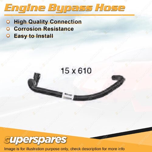 Engine Bypass Hose 15 x 610mm for Ford Falcon FG FGX 4.0L 6cyl 2008-2016 Manual