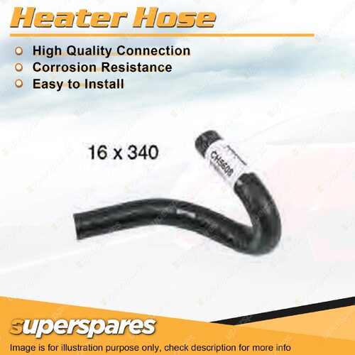 Heater Hose 16 x 340mm for Mazda MX5 NB 1.8L BP BPT 4 cyl DOHC RHS 1998-2005