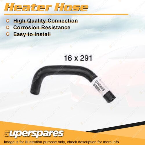 Heater Hose 16 x 291mm for Mazda MX5 NB 1.8L BP BPT 4 cyl DOHC LHS 1998-2005