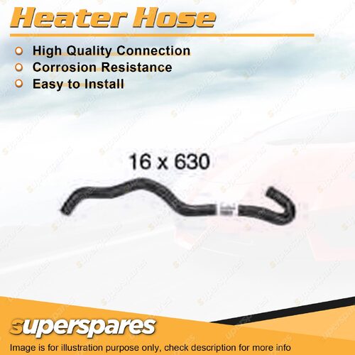 Heater Hose 16mm x 630mm for Mitsubishi Pajero NT NW 3.2L 4 cyl DOHC 2009-On