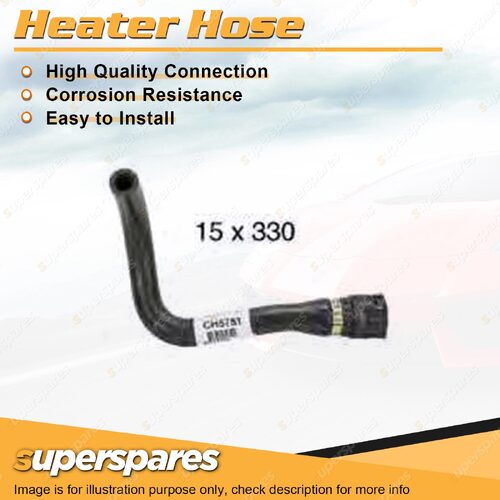 Heater Hose 15mm x 330mm for Holden Rodeo RA Colorado RC 3.6L Inlet 2005-2012