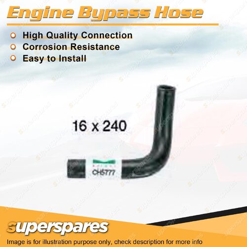 Engine Bypass Hose 16 x 240mm for Toyota Corolla AE 90 92 1.4L 1.6L 16V 89-95