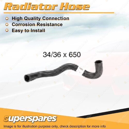 Lower Radiator Hose 34/36 x 650mm for Ford Territory SZ 2.7L 05/2011-10/2016