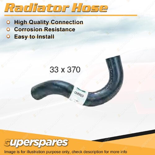 Upper Radiator Hose 33mm x 370mm for Hyundai iLoad TQ iMax TQ H1 2.5L 2007-On