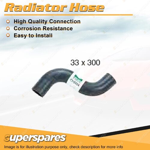 Upper Radiator Hose 33 x 300mm for Hyundai iMax TQ 2.5L 4 cyl DOHC 16V Diesel