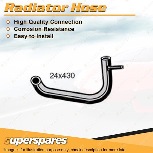 Superspares Lower Radiator Hose 24 x 430mm for Morris 1100 MK1 2 3 1.1L OHV 8V