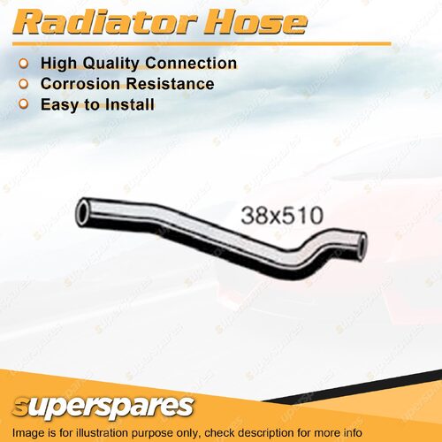 Upper Radiator Hose 38 x 510mm for Holden HK 5.0L 5.4L 307ci 327ci 1968-1969