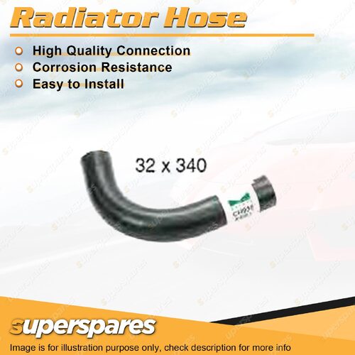 1 x Upper Radiator Hose 32mm x 340mm for Holden HJ HQ HX HZ Torana LH LJ LX UC