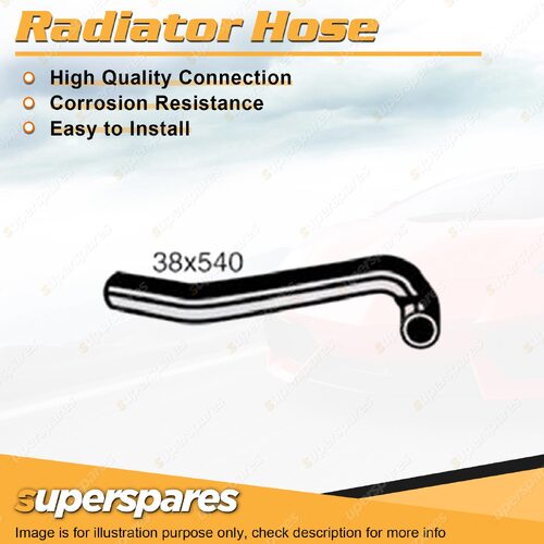 1 x Upper A/C Radiator Hose 38mm x 540mm for Ford Falcon XA XB Fairlane ZF ZG