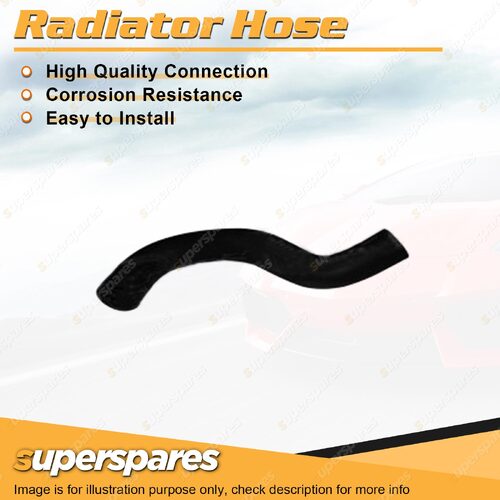 Superspares Radiator Hose 33 x 370mm for Mazda B2500 2.5L 4 cyl SOHC DFI Diesel