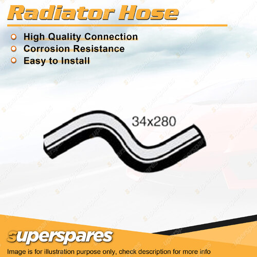 Superspares Upper Radiator Hose for Toyota Hilux RN22 RN27 Celica RA23 RA28 RA40