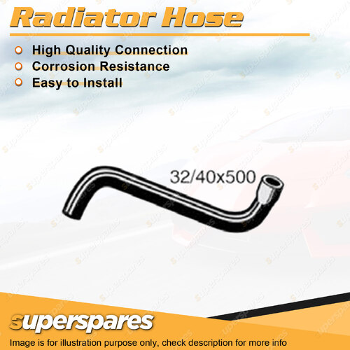 Superspares Upper Radiator Hose for Holden Torana LH LX 1.9L 4 cyl 1974-1977