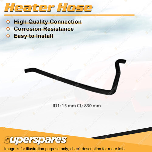 Superspares Heater Hose for Ford Escort Kent 1.1L 1.3L 4 cyl Manifold Outlet