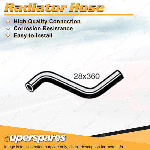 Superspares Upper Radiator Hose for Nissan Pulsar N10 1.4L 4 cyl SOHC 8V Carb