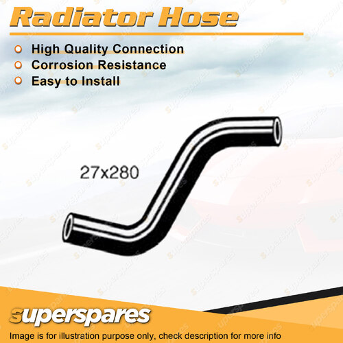 Superspares Upper Radiator Hose for Nissan Pulsar N10 1.3L 4 cyl SOHC 8V Carb