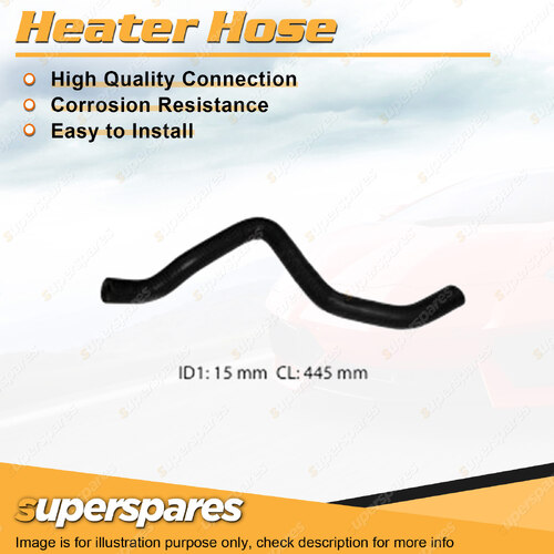 Superspares Heater Hose for Nissan Pulsar N12 E15ET 1.5L Outlet to Pipe