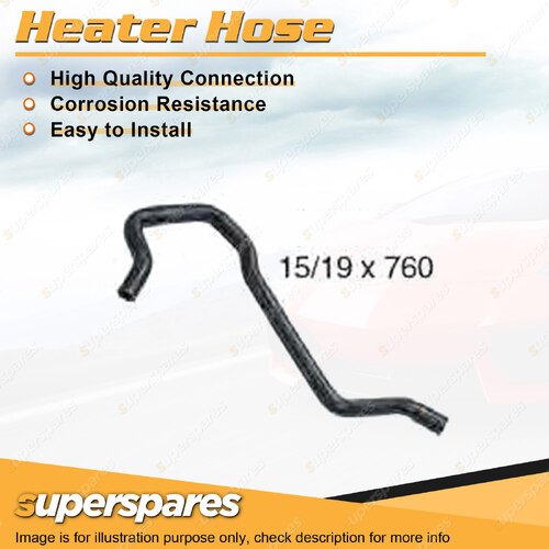 Superspares Heater Hose for Nissan Pulsar N13 1.6L 1.8L Inlet 1987-1991