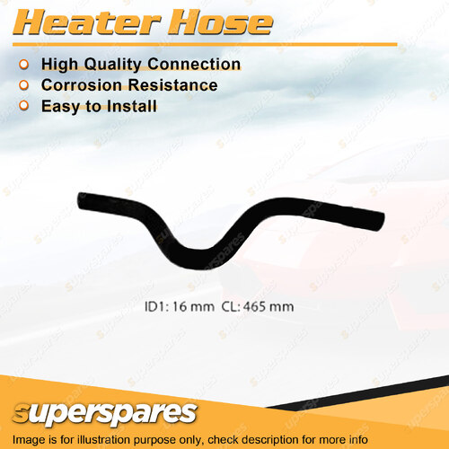 Superspares Heater Hose for Holden Camira JD JE 1.6L 1.8L 2.0L Auto 1984-1989