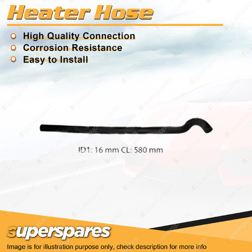 Superspares Heater Hose for Ford Fairmont XE Falcon XE Fairlane ZK 4.1L 580mm