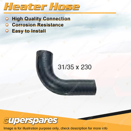 Superspares Heater Hose for Toyota 4 Runner RN130R 2.4L 4 cyl SOHC 8V Carb