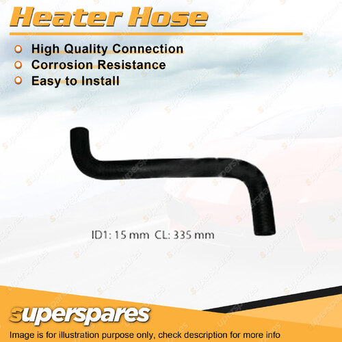 Superspares Heater Hose for Ford Laser KE TX3 Turbo 1.6L 4 cyl DOHC 16V TEFI