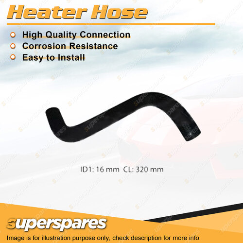 Superspares Heater Hose for Ford Laser KF TX3 KH TX3 1.8L 4 cyl 1990-1994