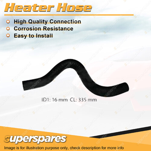 Heater Hose for Ford Laser KF TX3 1.8L 4 cyl DOHC 16V TMPFI Turbo 335mm