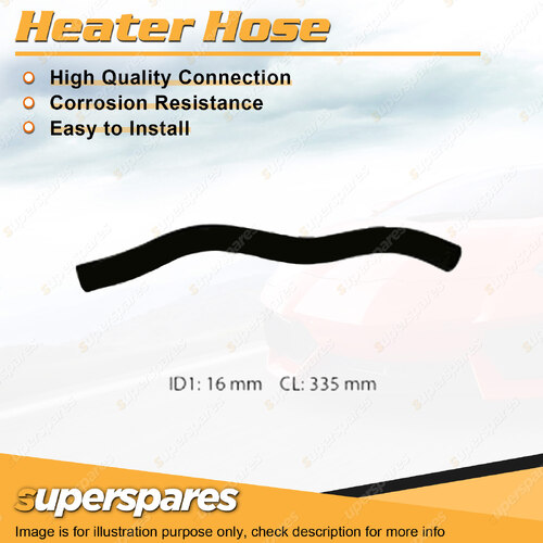 Heater Hose for Ford Laser KJ KJII KL 1.6L 1.8L 4 cyl 1994-1997 335mm