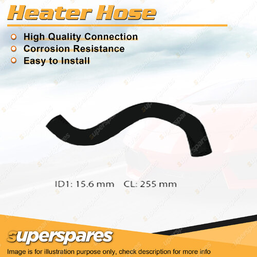 Superspares Heater Hose for Ford Festiva WD WF 1.3L 1.5L 4 cyl 1997-2000 255mm