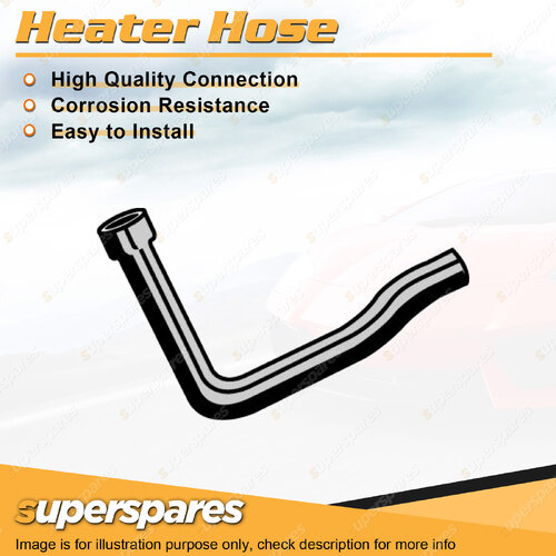 Superspares Right Heater Hose for Saab 900 2.0L 4 cyl SOHC 8V 1984-1988