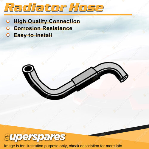 Superspares Lower P/S Radiator Hose for Nissan Navara D21 2.4L 4 cyl 4WD P/S