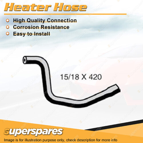 Heater Hose for Toyota Camry SXV20R Mark II 2.2L 4 cyl 1996-2002 405mm