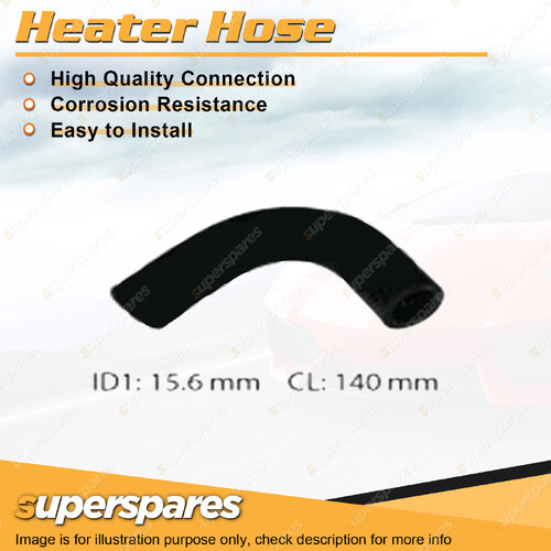 Superspares Upper Heater Hose for Nissan Pulsar N14 1.6L 4 cyl DOHC 16V MPFI