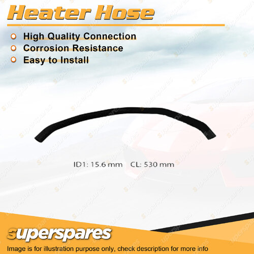 Superspares Heater Hose for Nissan Pulsar N14 1.6L 4 cyl DOHC 16V MPFI 530m